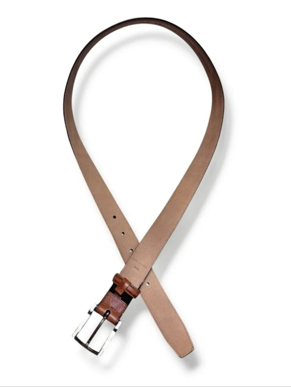 COLE HAAN Tan Harrison Grand Leather Belt Size 34